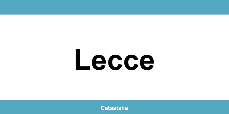 Contatti e login del SUE comunale a Lecce