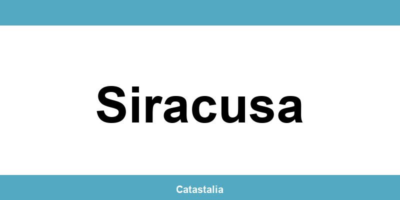 Contatti e login del SUE comunale a Siracusa